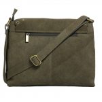 Cow Suede Grey Cross-body Genuine Leather Bag for Girls-2007-back