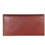 cow milled vt brown leather purse GNR-1095-back