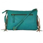 Genuine Leather Turquoise Handbag For Weekend-0011-back (leathermanfashion)