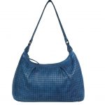 Blue Leather Hobo-2046 front (leathermanfashion)