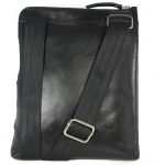 Stylish Crossbody Black Leatherbag For Boys-2067 front (leathermanfashion)