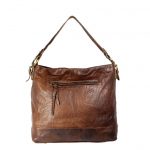 Women’s Brown Leather Hobo Bag-NR0040 Back (leathermanfashion)