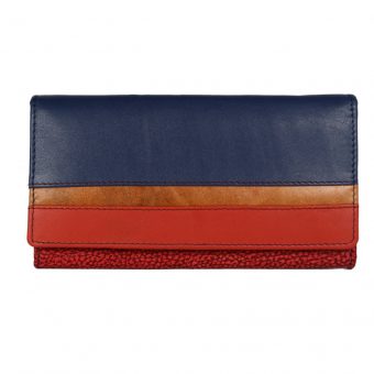 Multi Colour Women's Leather Wallet-ST 2025 Front