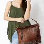 Women’s Brown Leather Hobo Bag ladies bag