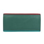 Flap Ladies Leather Multi Colour Purse-dw10 back