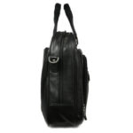 Black Leather Laptop Briefcase 8960 side (leathermanfashion)