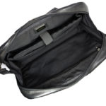 Black Leather Laptop Briefcase 8960 inside (leathermanfashion)