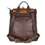 Multi Color Leather Backpack B183 back (leathermanfashion)