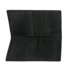 Bi Fold Black Leather Card Holder NR-1031 inside (leathermanfashion)