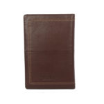 Men’s Brown Leather Card Holder NR-1058 back (leathermanfashion)