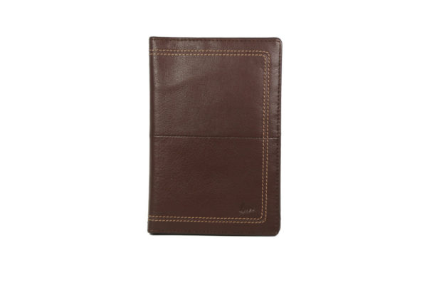 mens brown leather card holder