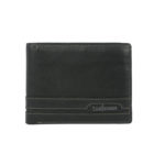 Bifold Black Men’s wallet 614838 front (leathermanfashion)