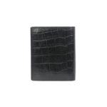 Bifold black wallet for men GNR 1102 back (leathermanfashion)