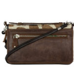 Dark Brown Leather Pouch Bag ML06 back (leathermanfashion)