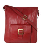 Red Messenger Bag For Girls SP 110 front (leathermanfashion)