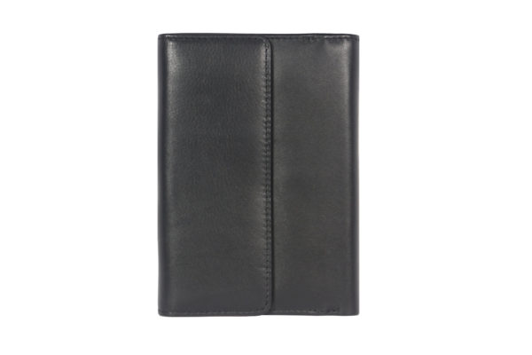 Leatherman Fashion Women Black Genuine Leather Wallet GNR1103