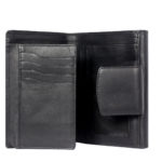 Leatherman Fashion Women Black Genuine Leather Wallet GNR1103