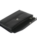 Leatherman Fashion Women Black Genuine Leather Wallet GNR1103 style