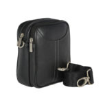 Leatherman Fashion Genuine Leather Black Shoulder Bag 2021 side