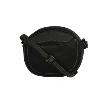 Leatherman Fashion Black Girls Sling Bag VT-216 front