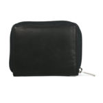 Leatherman Fashion Girls Black Genuine Leather Wallet gnr1119b front