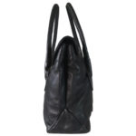 Leatherman Fashion Girls Black Handbag b113k side 90 view