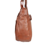 Women Brown Handbag LM 22 side90 leathermanfashion