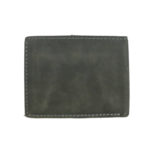 Leatherman Fashion Genuine Leather Forest Green Men’s Wallet back view