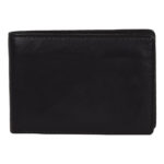 Men Black Genuine Leather Wallet-P-2 front Leatherman fashion
