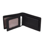 Men Black Genuine Leather Wallet-P-2 inside 1 Leatherman fashion