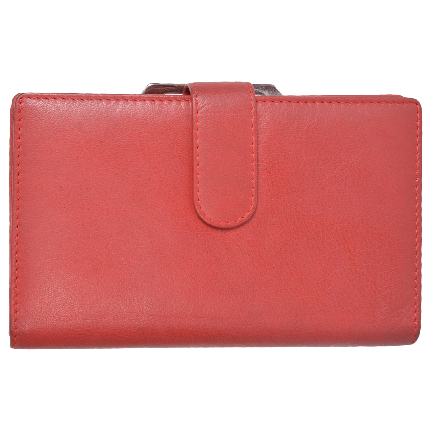 Leatherman Fashion Genuine Leather Red Ladies Wallet - Leatherman ...