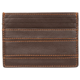 Brown Unisex Card Holder LMN_CHOLDER_301_3_BROWN_NOBC_CF