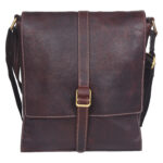 Brown Sling Bag LMN_SLING_MN_9051_CHESSNUT_BC5645