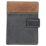 LMN Genuine Leather Black Wallet
