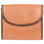 Genuine Leather Unisex Tan Coin Purse