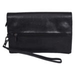 Genuine Leather Black Women’s Clutch