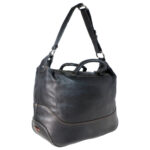 Genuine Leather black Shoulder bag VT-112 (1) leathermanfashion