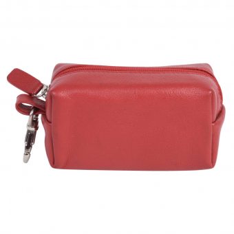 leather Red Girl's Pouch