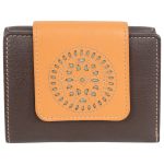Genuine Leather Girls Brown Wallet