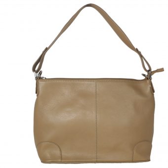 Genuine Leather Women's Beige Tote Bag LTM11