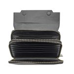 Unisex Black Travel Wallet