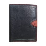 Genuine Leather Men’s Black Wallet NR1051