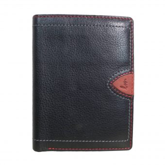 Genuine Leather Men's Black Wallet NR1051