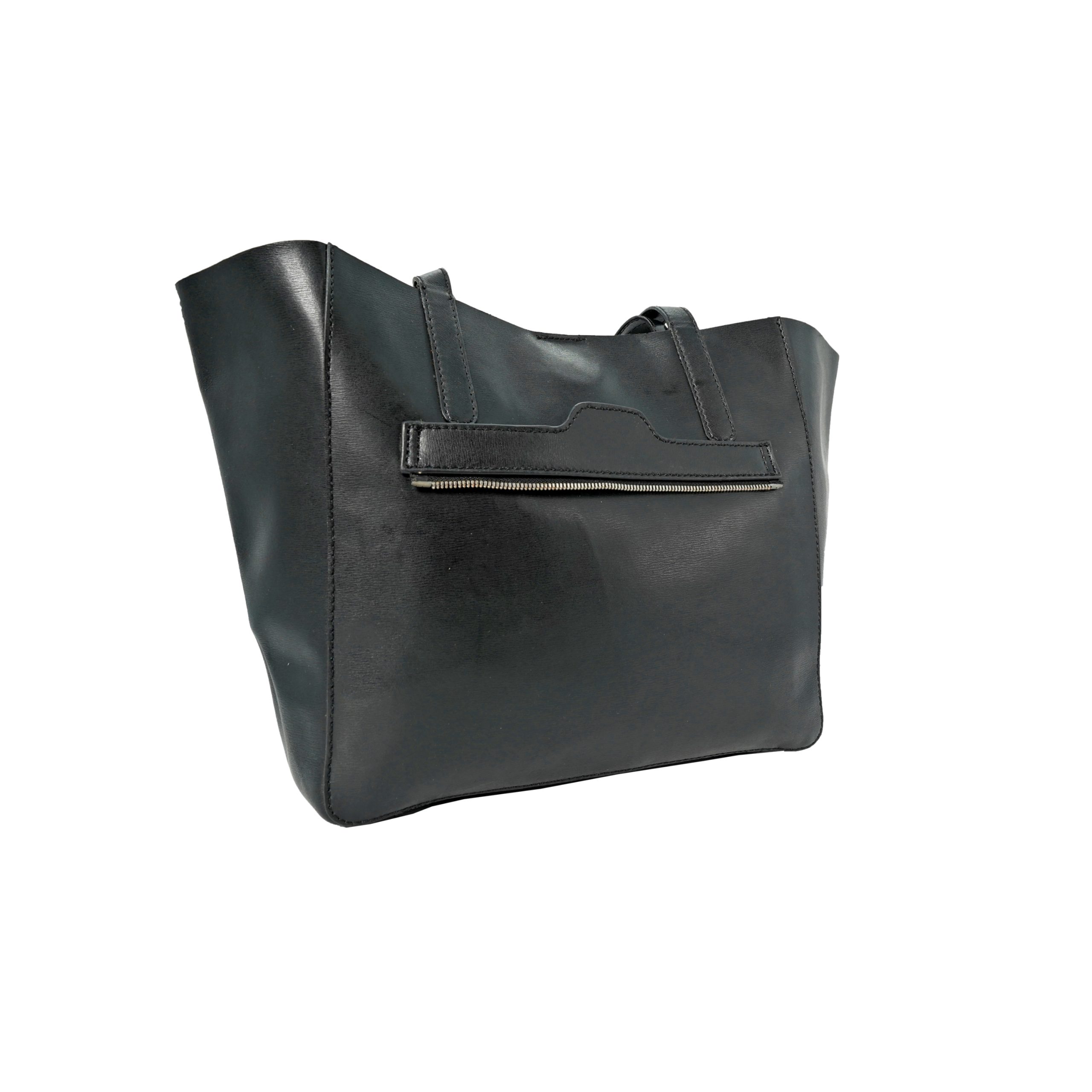 Genuine Grey Leather Women Handbag - Leatherman Fashion Private Limited