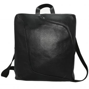 Unisex Black Backpack