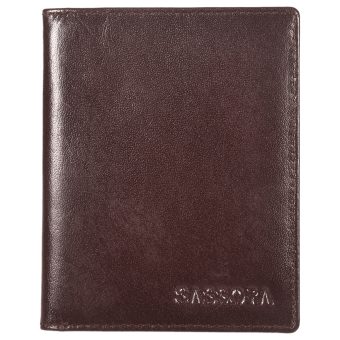 Genuine Leather Unisex Brown Card Holder