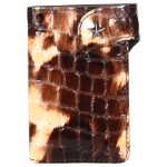 Genuine Leather Unisex Brown Key Case_50716