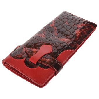 Sassora Genuine Leather Women's Red Wallet 50714