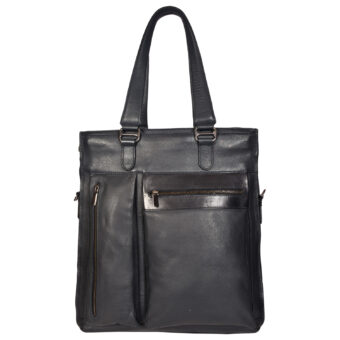 Sassora Genuine Leather navy b Unisex multi-purpose bag 9107 Multipurpose Bag