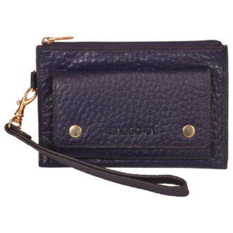 Sassora Genuine Leather Women's Purple Card Holder _615118